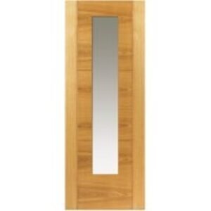 JB Kind Oak Mistral Internal Prefinished Glazed Door 2040 x 826 x 40mm