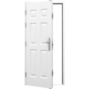 Lathams 6 Panel Steel Door 895 x 2020mm Lh Outwards
