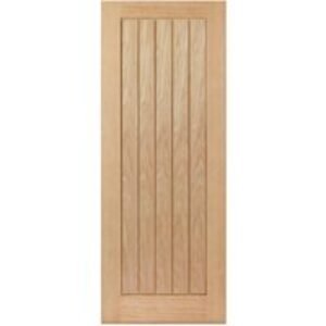 JB Kind Thames Oak Un Finished Veneer Door 2040 x 826 x 40mm