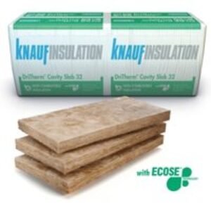 Knauf Insulation DriTherm 32 Cavity Insulation Slab 150mm 1200mm x 455mm