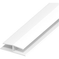 Eurocell Roofline Profile Upvc Panel Joint 40 Mm White