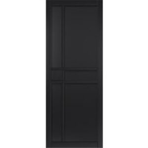 JB Kind City Art Deco Style Panels Black Painted Finish Door 1981 x 762 x 35mm