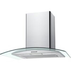 Unbranded 60cm Curved Glass Chimney Hood Stainless Steel - NGM60NX