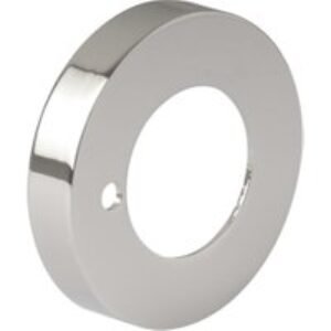 Jigtech Round Privacy Rose Cover Polished Chrome Pair