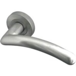 Frelan Hardware Jedo Mailand Lever On Rose Satin Chrome