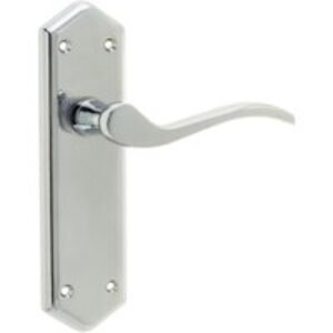 Frelan Hardware Jedo Paris Lever Latch Handle Set Polished Chrome