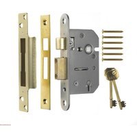 ERA Sashlock 2-1/2 Brass 5 Lever 202-32