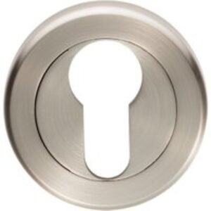 4FireDoors Euro Profile Escutcheon Satin Nickel 51mm 2 Pack