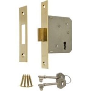 Era 572-62 3 Lever Deadlock Chrome 75mm