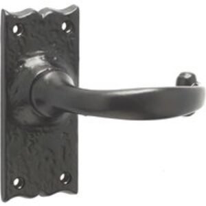 Frelan Hardware Jedo Regal Lever Latch Handle Set Black Antique