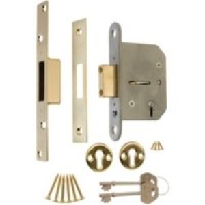 ERA VISCOUNT 5L MORTICE DEADLOCK 3" PB