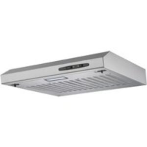 Candy Unbranded 3 Speed Visor Cooker Hood with LED Lights Stainless Steel 60cm - CFT610/5S/1/UK