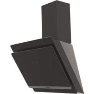 Candy Chimney Cooker Hood with Wifi and LED Lights Black 60cm - CDG6CEBWIFI