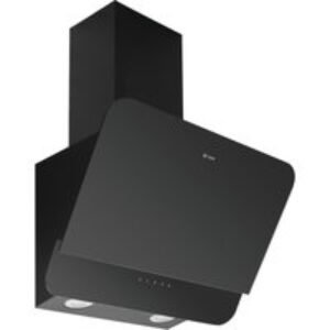 Caple OM600 Wall Chimney Hood Black Glass with LED Touch Control 60cm