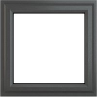 Crystal Grey Upvc Casement Clear Window 2P Top Opening 610 mm x 610 mm