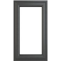 Crystal Grey Upvc Casement Clear Window 1P Right Hand Opening 610 mm x 1040 mm