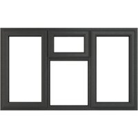 Crystal Grey Upvc Casement Clear Window 4P Top, Left and Right Hand Opening 1770 mm x 1040 mm