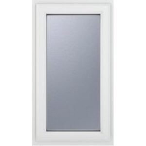 Crystal White Upvc Casement Obscure Window 1P Right Hand Opening 610 mm x 1040 mm