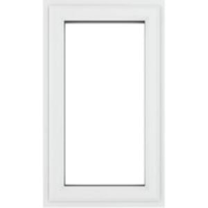 Crystal White Upvc Casement Clear Window 1P Right Hand Opening 610 mm x 1190 mm