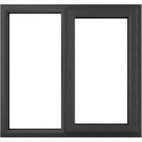 Crystal Grey Upvc Casement Clear Window 2P Right Hand Opening 1190 mm x 1040 mm