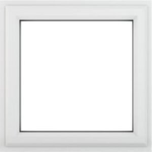 Crystal White Upvc Casement Clear Window 1P Top Opening 610 mm x 610 mm
