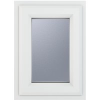 Crystal White Upvc Casement Obscure Window 1P Top Opening 440 mm x 610 mm