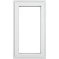 Crystal White Upvc Casement Clear Window 1P Top Opening 440 mm x 610 mm