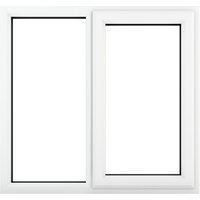 Crystal White Upvc Casement Clear Window 2P Right Hand Opening 1190 mm x 1040 mm