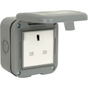 Bg IP55 Socket 1 Gang 13A