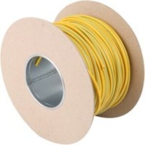 PVC Earth Sleeving 100m 3mm Green / Yellow Drum