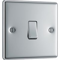 Bg Polished Chrome 10A Switch 1 Gang 2 Way
