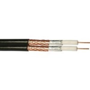 RG6 Shotgun Cable CCS Black x 25m