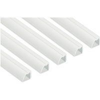 D Line 1/4in Round Trade Pack 3m 22 x 22mm 5 Pack