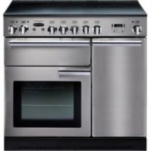 Rangemaster Professional Plus Induction Range Cooker 90cm Stainless Steel with Chrome Trim - PROP90EISS/C