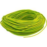 PVC Earth Sleeving 100m 3mm Green/Yellow
