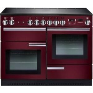 Rangemaster Professional Plus Induction Range Cooker 110cm Cranberry with Chrome Trim - PROP110EICY/C