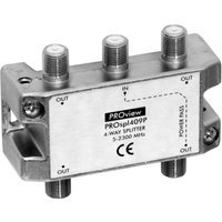Proception Wideband TV & Satellite Splitter 4 Way