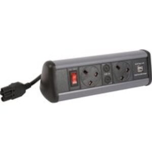 Powerdata Technologies Desktop Power Outlet 2 x Sockets + 2 x USB