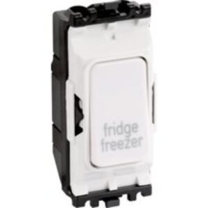 MK Grid Plus 20A 1 Way Dp Engraved Modules Fridge Freezer