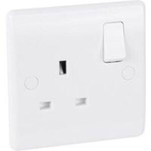 Bg 13A Low Profile Switched Socket 1 Gang Single Pole