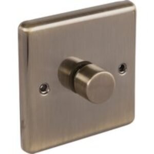 United Electrical Products Ltd Antique Brass Dimmer Switch 1 Gang 400W