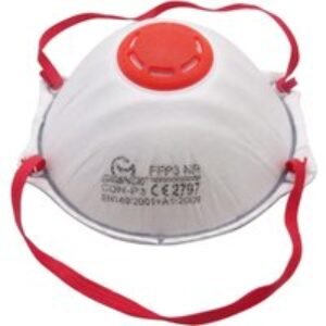FFP3 Face Masks Cup with Valve 2 in A Pack