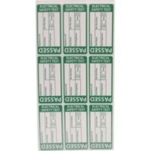 Unbranded TIS 1612/500 Pat Testing Labels Passed Pack 500