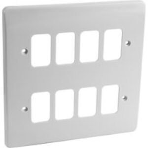 MK Grid Plus Frontplate 8 Gang