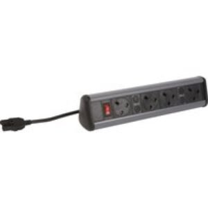 Powerdata Technologies Desktop Power Outlet 4 x Sockets