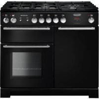 Rangemaster Infusion Dual Fuel Range Cooker 100cm Black – INF100DFFBL