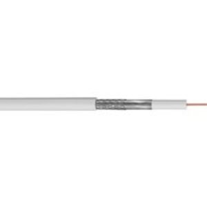 Doncaster Cables Satellite Coaxial Cable RG6 White 25m Drum