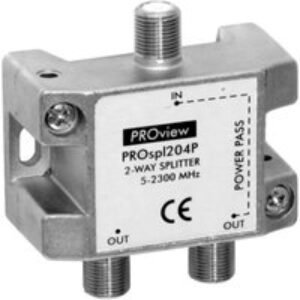 Proception Wideband TV & Satellite Splitter 2 Way