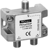 Proception Wideband TV & Satellite Splitter 2 Way