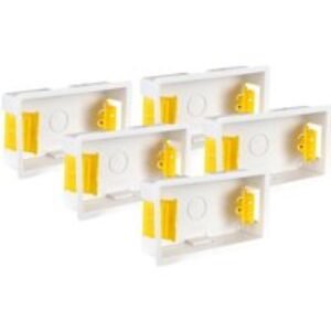 Appleby Dry Lining Boxes 2 Gang 35mm Trade Pack 5 Pack